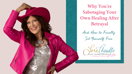Happy woman in pink cowboy hat