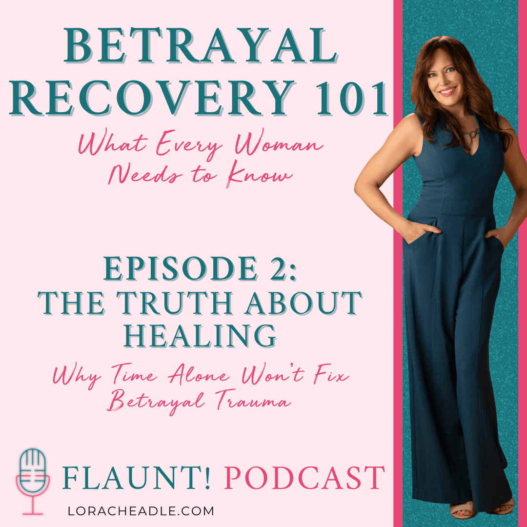Podcast cover with Lora Cheadle